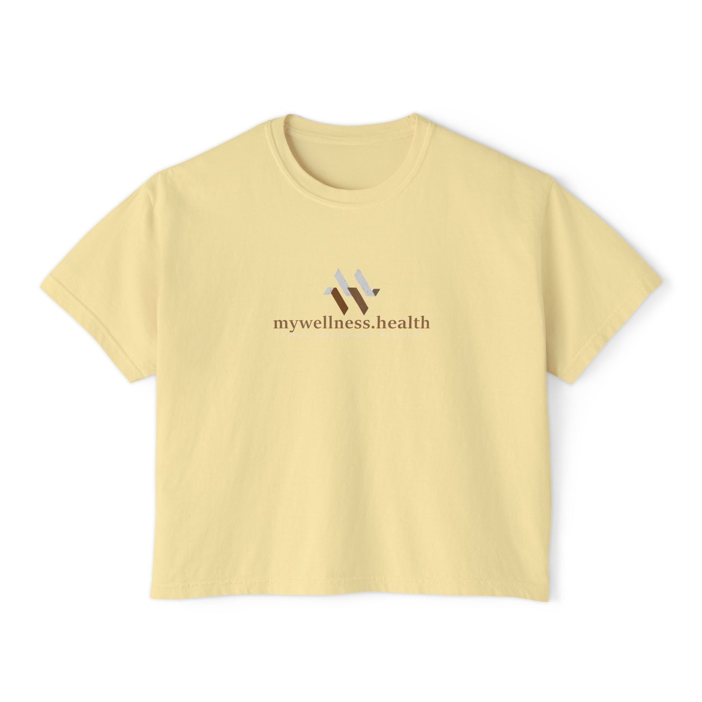 Women's mywellness.health Boxy Tee