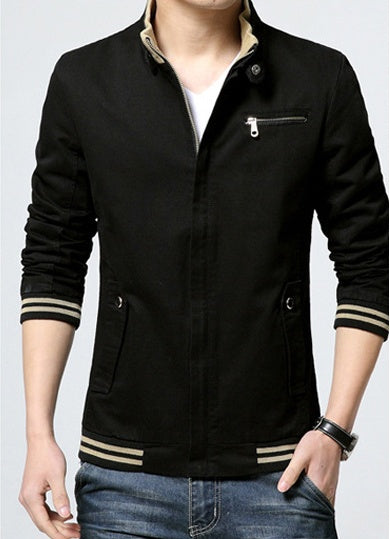 Urban Edge Washed Cotton Jacket for Men