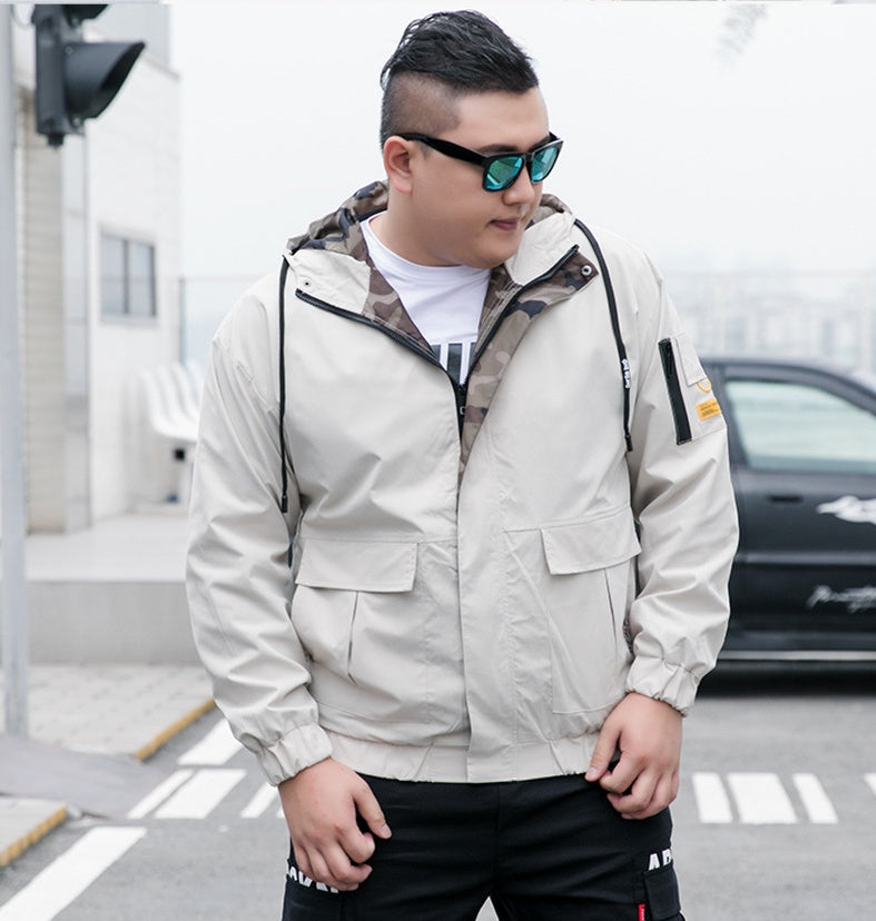 Lightweight Cotton Bomber Jacket - Mustard Yellow Utility Outerwear