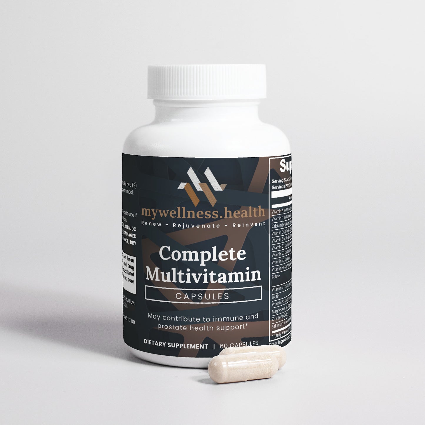 Complete Daily Multivitamin - Plant-Based Natural Formula