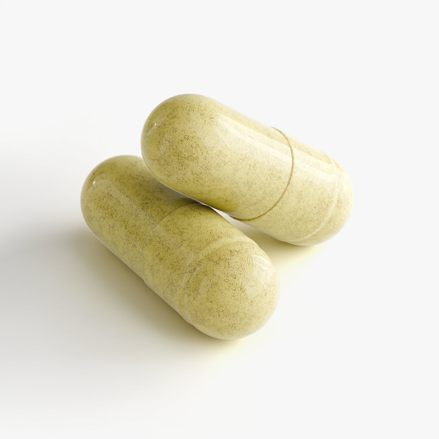 Green capsule supplement bottle labeled NAD+ with Quercetin & Resveratrol by mywellness.health