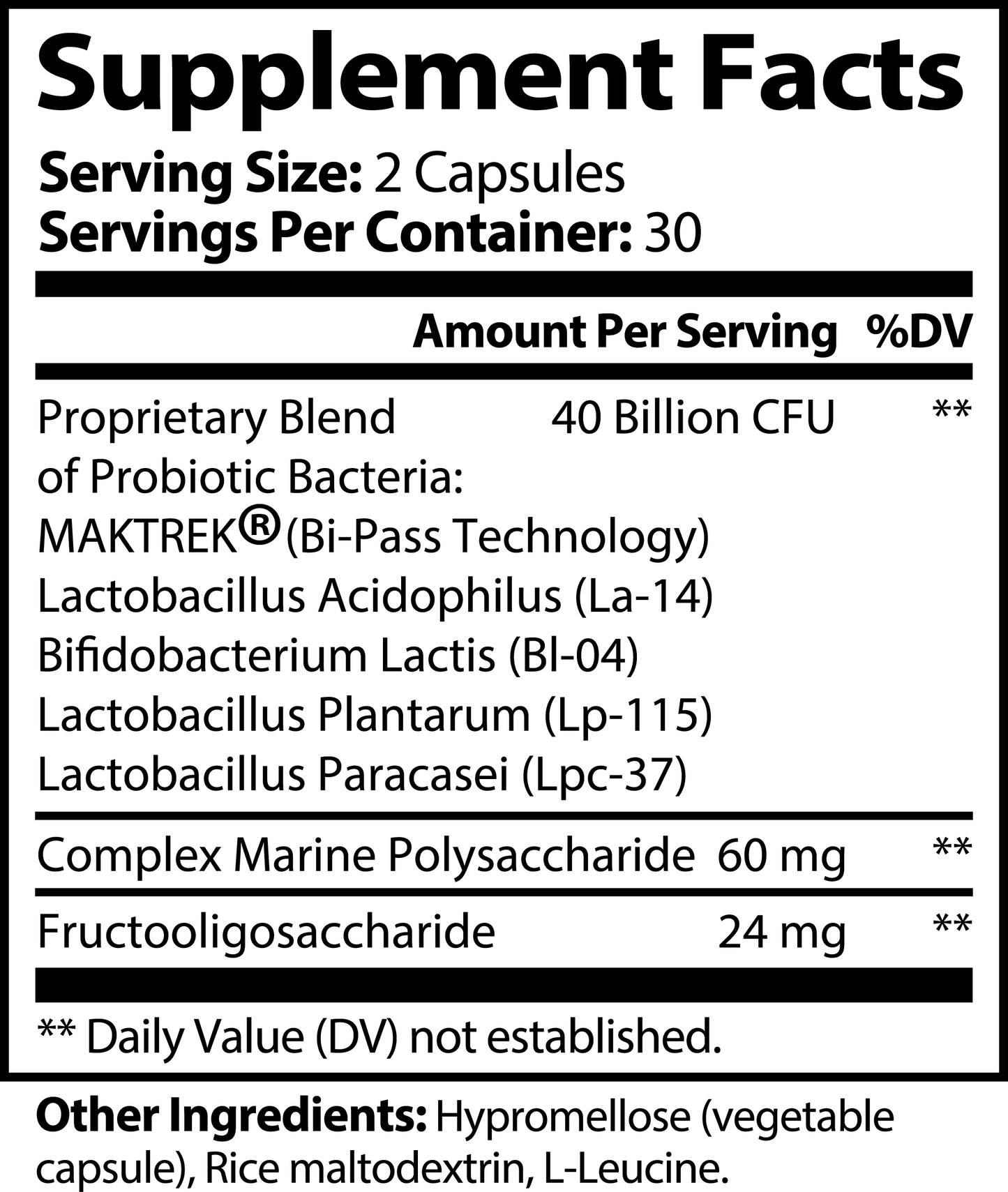 60-capsule bottle of mywellness.health Probiotic 40 Billion CFU with prebiotics for digestive support