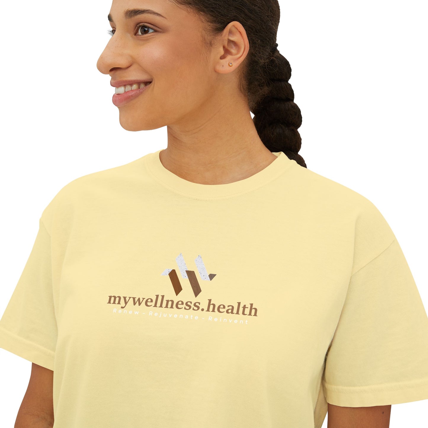 Women's mywellness.health Boxy Tee