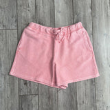 Blossom pink corded shorts by Ivy + Cloth, featuring a breezy and comfortable design, available in sizes S, M, L.