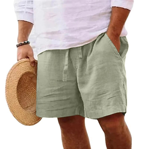 Kurze, leichte Strandshorts aus Baumwolle für Herren