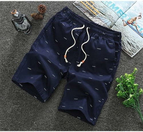 Pantalones cortos casuales sencillos para hombre 2020 hasta la rodilla