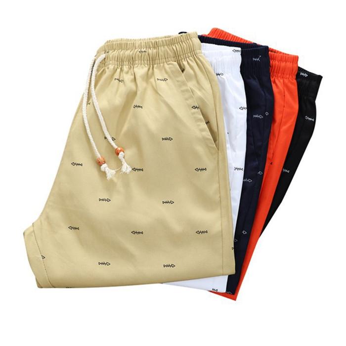 Pantalones cortos casuales sencillos para hombre 2020 hasta la rodilla