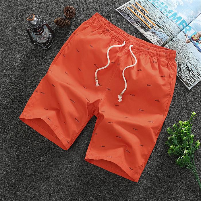 Pantalones cortos casuales sencillos para hombre 2020 hasta la rodilla