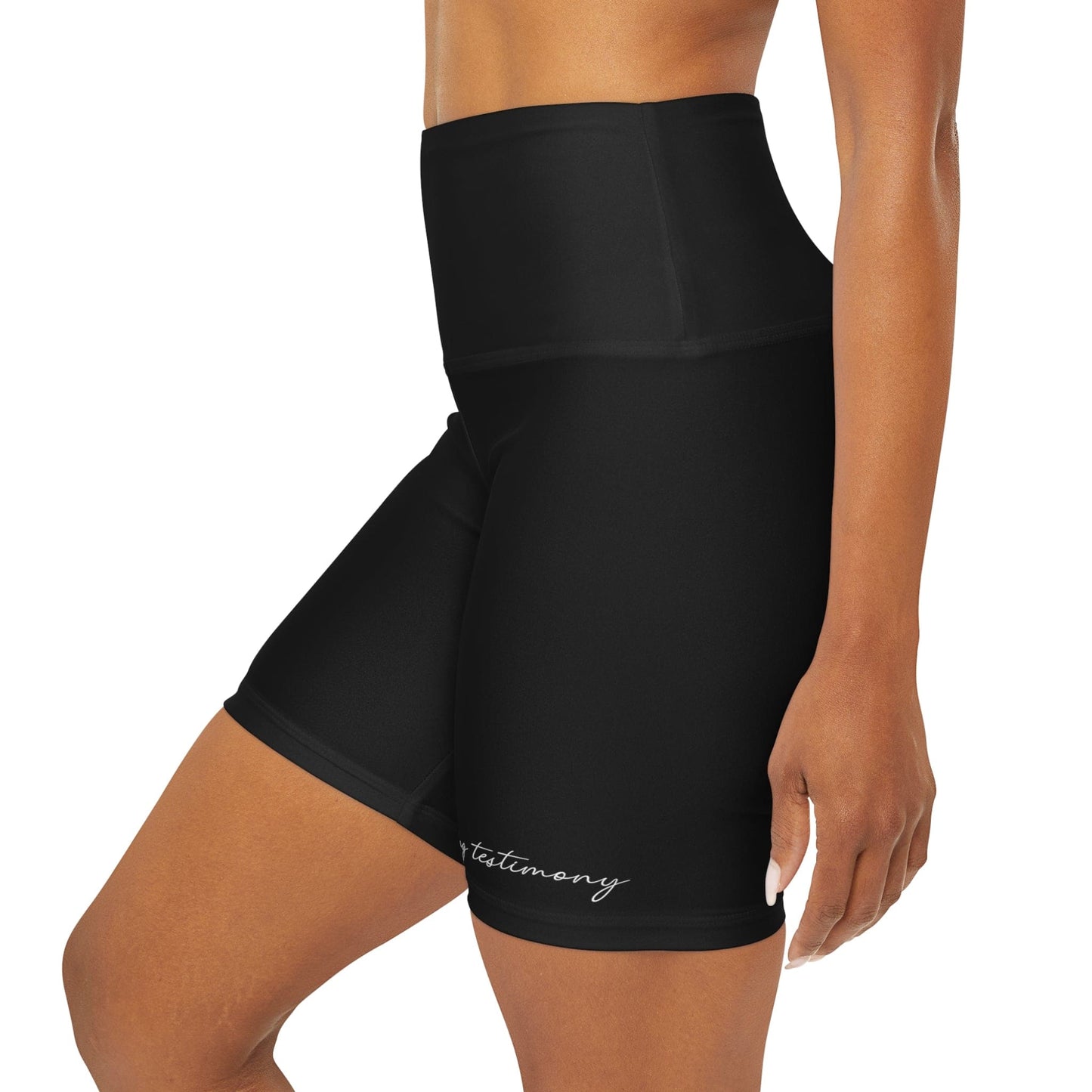 Walking Testimony High-Waisted Yoga Shorts