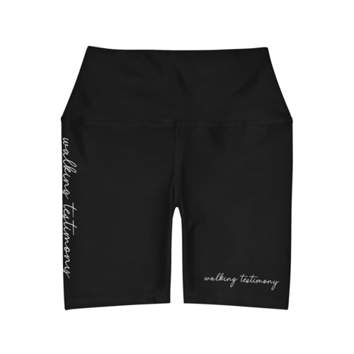 Walking Testimony High-Waisted Yoga Shorts