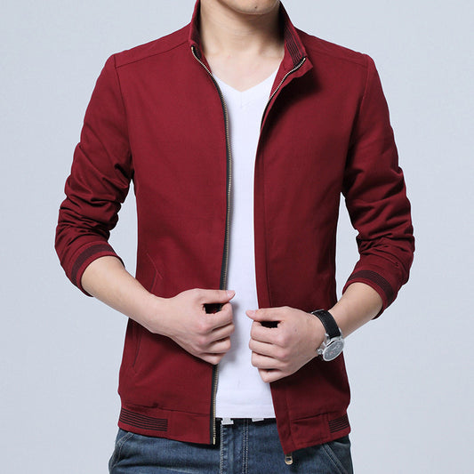 Urban Edge Washed Cotton Jacket for Men