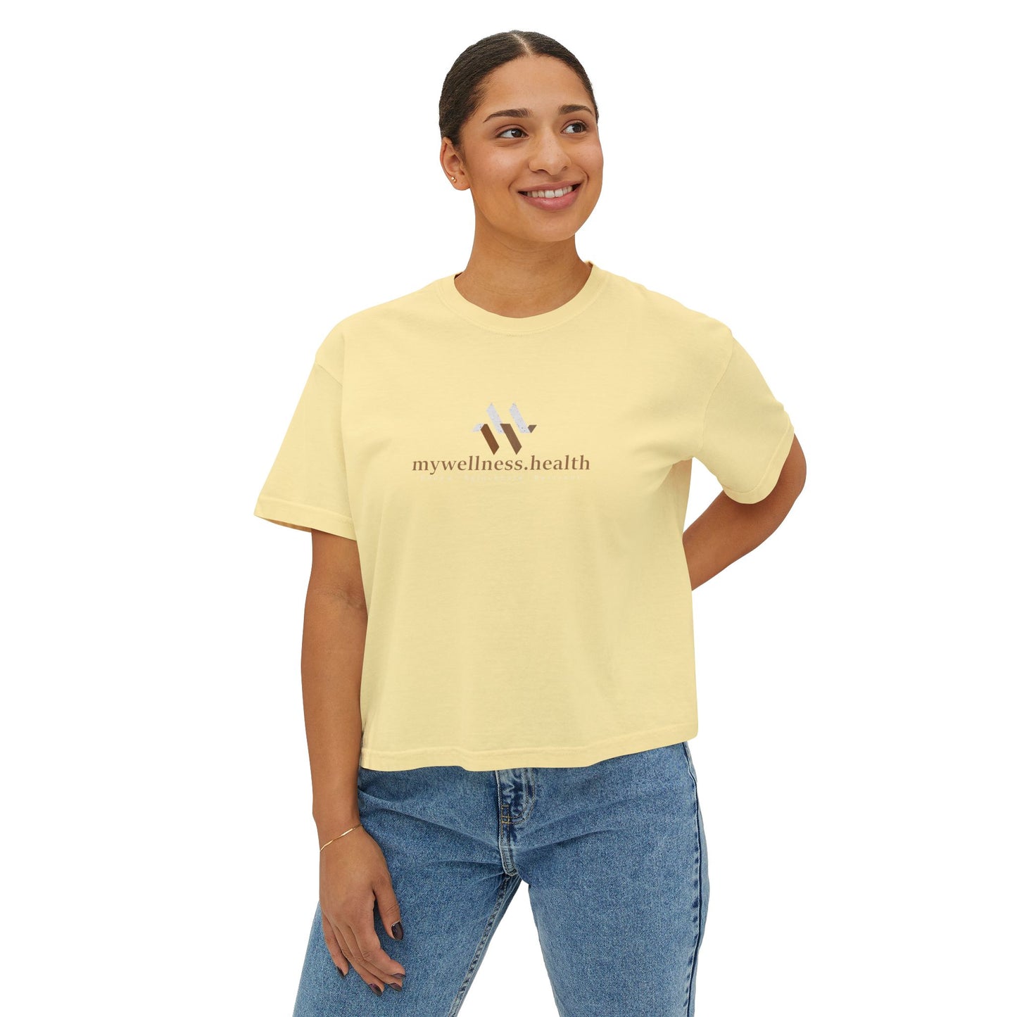 Women's mywellness.health Boxy Tee