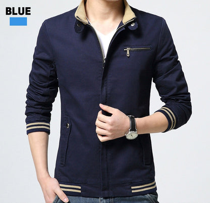 Urban Edge Washed Cotton Jacket for Men