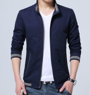 Urban Edge Washed Cotton Jacket for Men