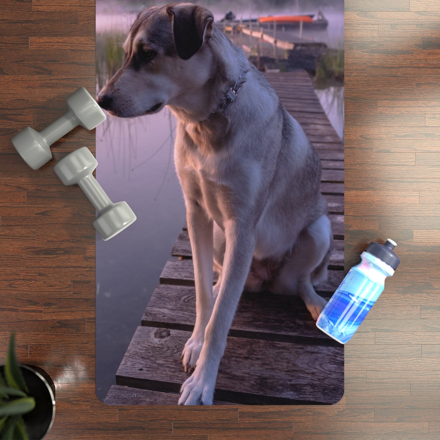Downward Dawg Yoga Mat w/Carry Strap