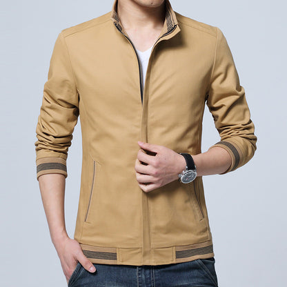 Urban Edge Washed Cotton Jacket for Men