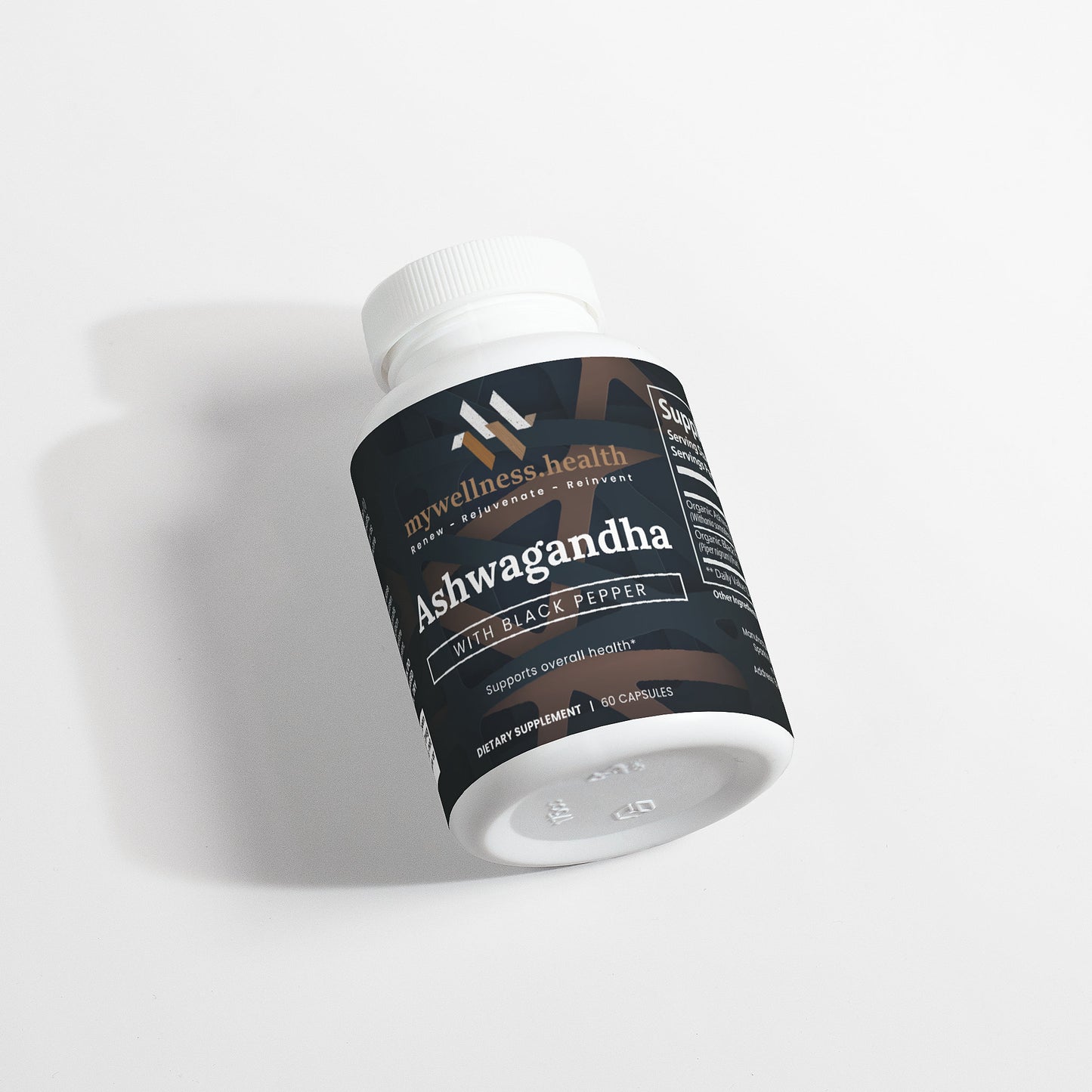 Organic Ashwagandha Root Capsules - Natural Stress Support