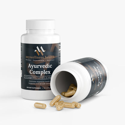 Complément Ayurvédique - Ashwagandha, Curcuma et Basilic Sacré