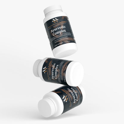 Complément Ayurvédique - Ashwagandha, Curcuma et Basilic Sacré