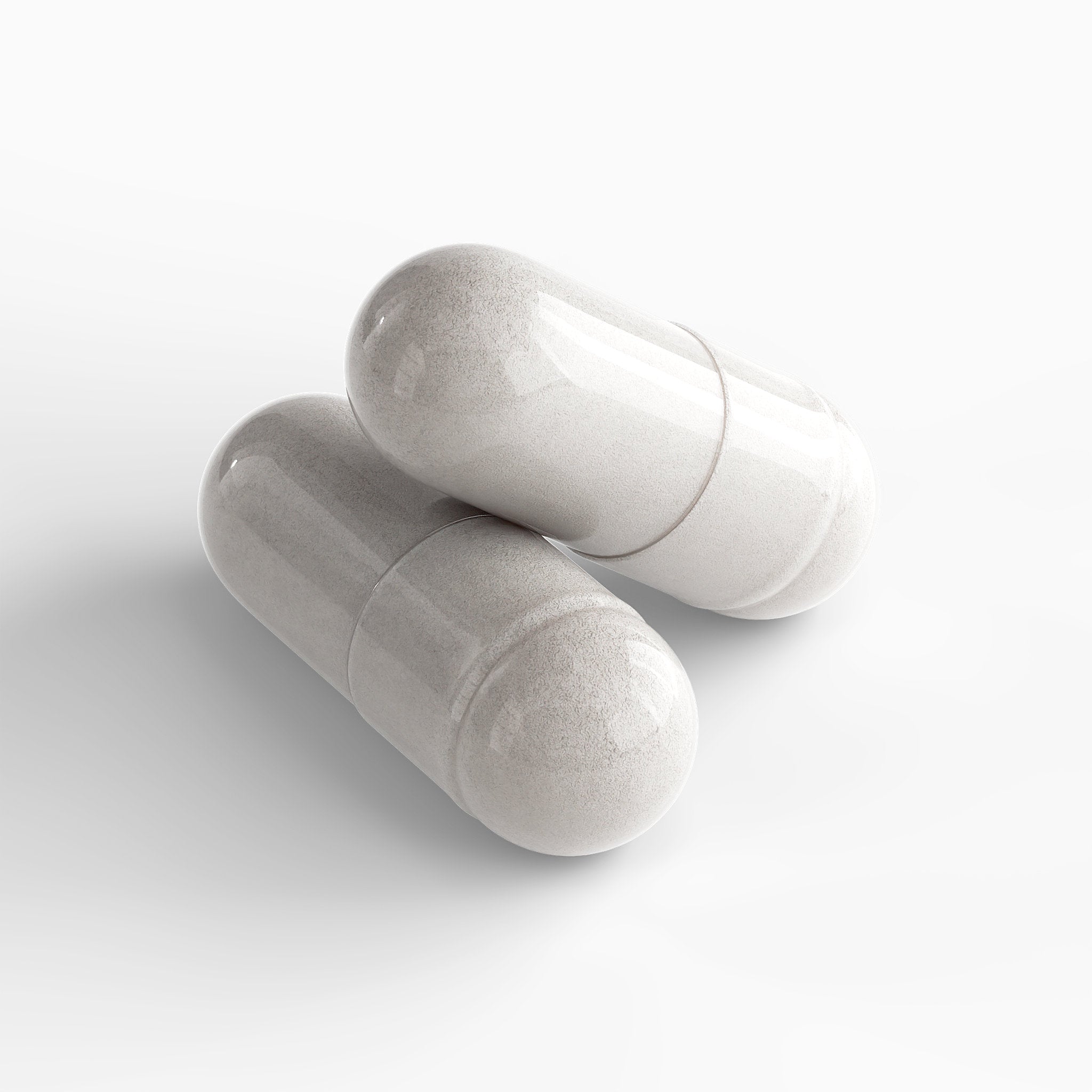 Natural colostrum capsules 500mg in a clear bottle, labeled for immune support by mywellness.health