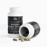Women's Vitality Formula supplement bottle by mywellness.health, designed for hormonal balance and female support.