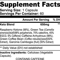 Keto-5 natural ketosis fat burner supplement capsules in bottle, mywellness.health, with clean formula and cognitive support