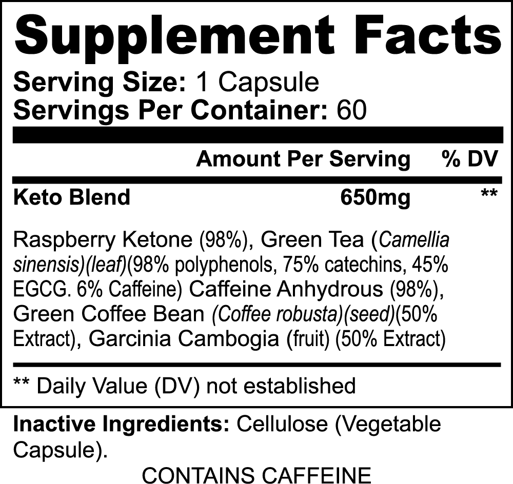 Keto-5 natural ketosis fat burner supplement capsules in bottle, mywellness.health, with clean formula and cognitive support