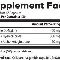 White bottle of mywellness.health Nitric Oxide Supplement with L-Arginine & L-Citrulline, allergen-free formula