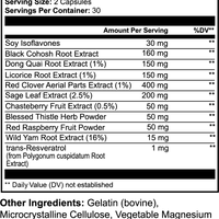 Women's Vitality Formula dietary supplement capsules in a white bottle by mywellness.health