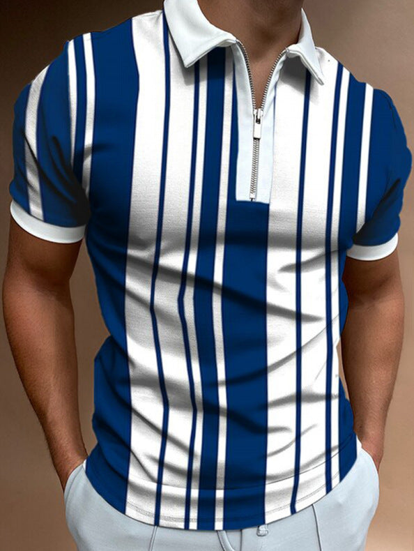 Men's Summer Polo Shirt Collection - Abstract & Geometric Designs