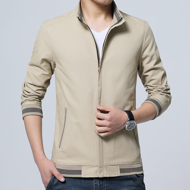 Urban Edge Washed Cotton Jacket for Men