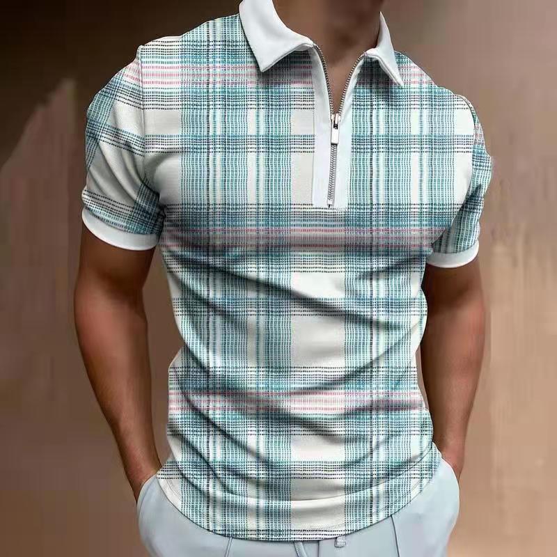 Men's Summer Polo Shirt Collection - Abstract & Geometric Designs