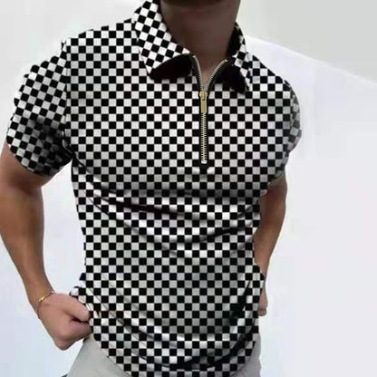 Men's Summer Polo Shirt Collection - Abstract & Geometric Designs