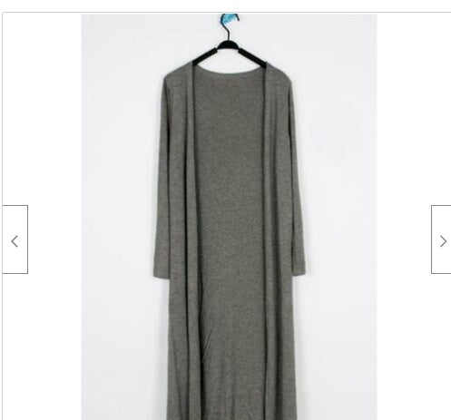 Lightweight black modal drape cardigan with open front and long sleeves by Alabaster
