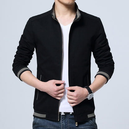Urban Edge Washed Cotton Jacket for Men