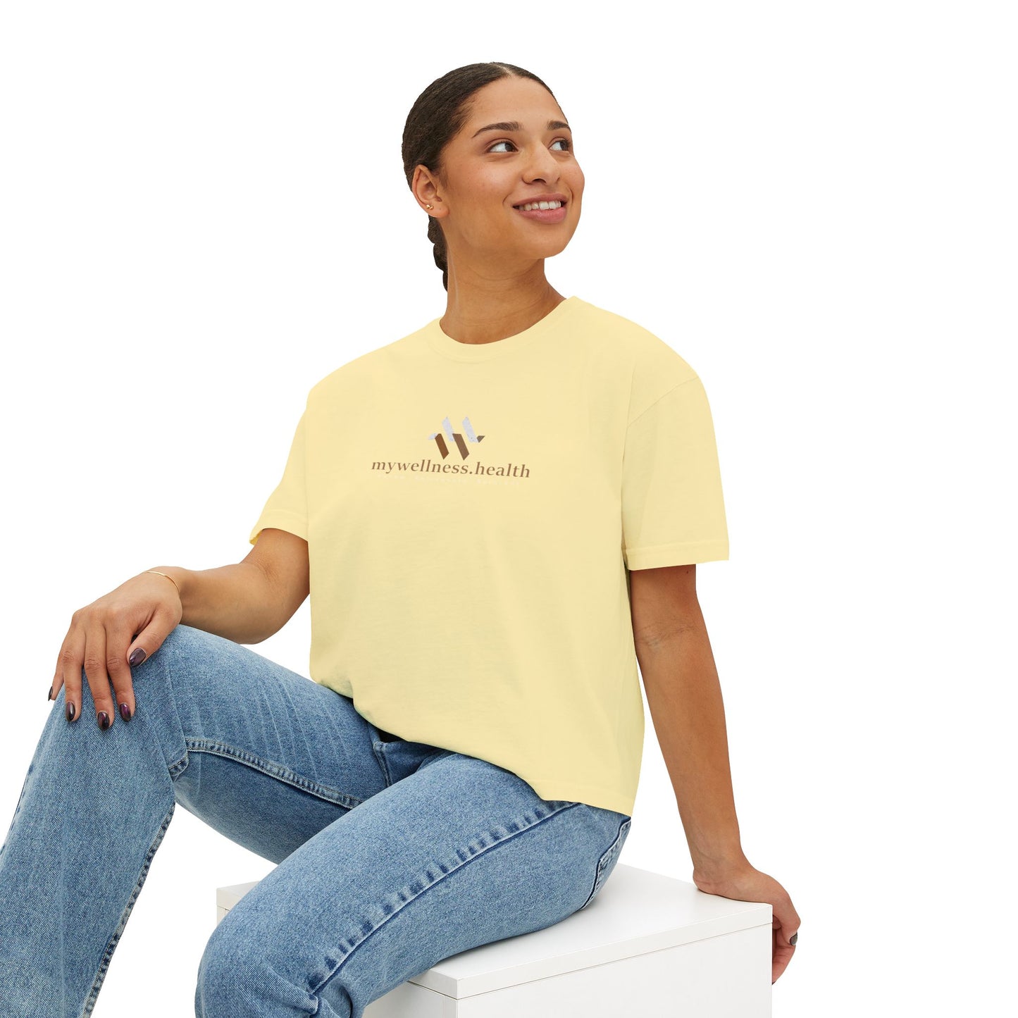 Women's mywellness.health Boxy Tee