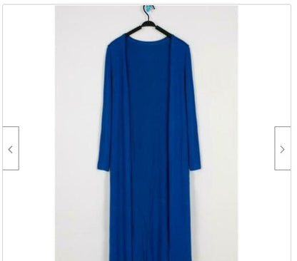 Lightweight Modal Drape Cardigan - Open Front Long Sleeve