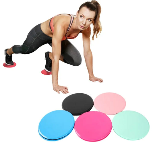 Paar Fitness Core Sliders Bauchübung Gleitplatte Pilates Yoga Gym Discs Slider Körpermuskeltrainingsgeräte