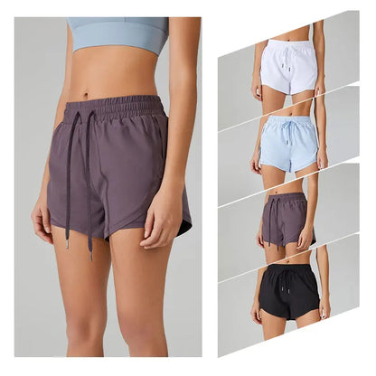 2 in 1 Women's Running Yoga Shorts