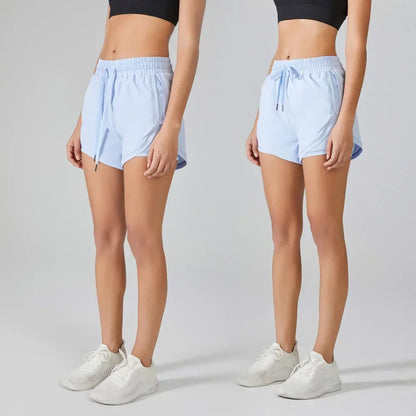 2 in 1 Women's Running Yoga Shorts