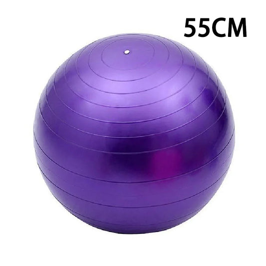 Übungs-Yogaball, Yoga-Balance, Stabilität, Schweizer Ball, Unterstützung bis zu 200 lbs, geeignet für Büro, Zuhause, Arbeit, Fitnessstudio