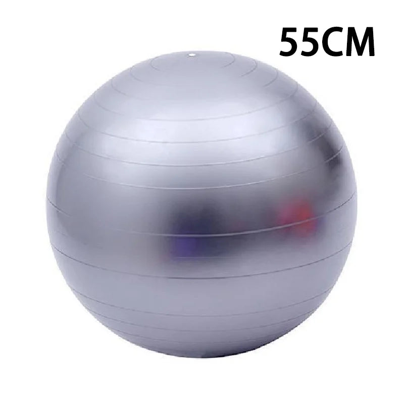 Übungs-Yogaball, Yoga-Balance, Stabilität, Schweizer Ball, Unterstützung bis zu 200 lbs, geeignet für Büro, Zuhause, Arbeit, Fitnessstudio