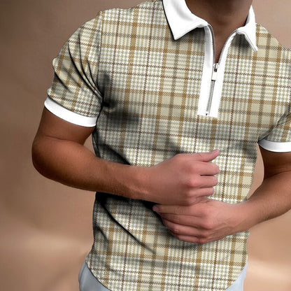 Men's Summer Polo Shirt Collection - Abstract & Geometric Designs