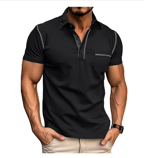 Summer Slim-Fit Polo Shirt – Quick-Dry Casual Style for Men