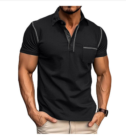 Summer Slim-Fit Polo Shirt – Quick-Dry Casual Style for Men
