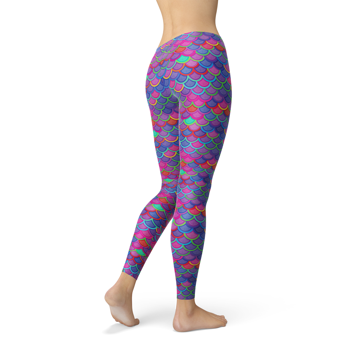 Stunning Pink-Purple Mermaid Leggings