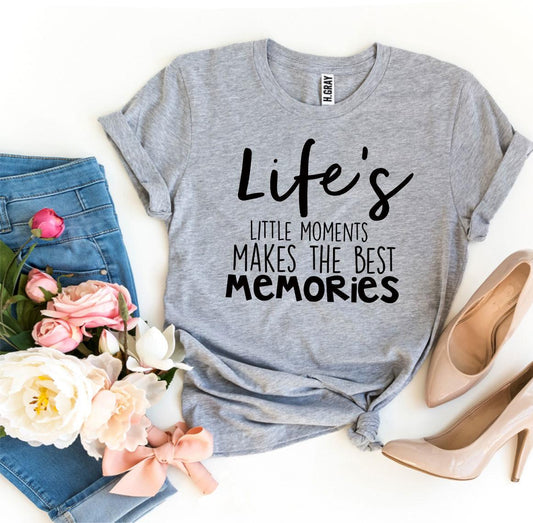 T-Shirt „Die kleinen Momente des Lebens“