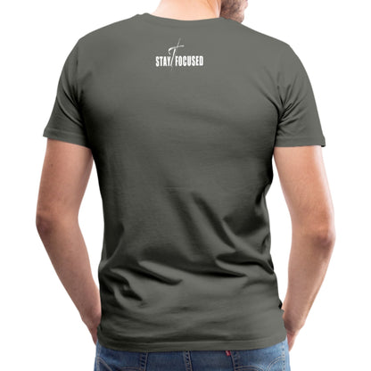 Herren T-Shirt - Bleiben Sie konzentriert, motivierende Inspiration